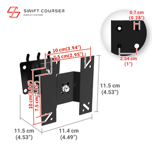 Excelente calidad Durable Ajustable Computadora Monitor de metal Pegboard Soporte - Product Image 3