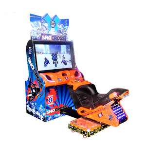 Sunflower High Quality 1 Player Factory Price Coin Operated Amusement Machine Snow Cross Motor Racing <strong>Game</strong> - Product Image 5