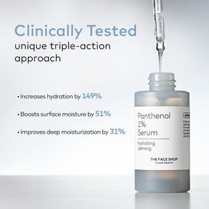 את הפנים הסרום הסרום 1% panthenol סרום 30 מ "ל נקבובי עור תיקון סקווקול קמליה אמו שמן חומצה מנדלוית ג 'ינסנג