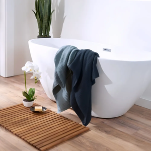 100% Cotton Waffle Twist Bath <strong>Towel</strong> Lightweight and Absorbent <strong>Dual</strong>-Texture Soft Comfort Fast Drying Available in 7 Colors - Product Image 3