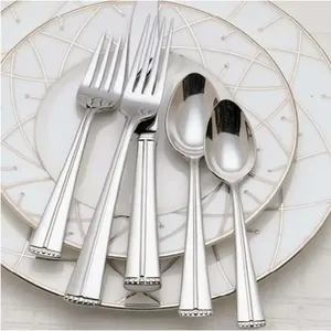 Stainless Steel Metal Cutlery Set Superior Quality Silverware Tableware Spoon Knife Fork Set Attractive Price for Wholesale - Product Image 6