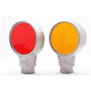 铝反光导向倾斜道路安全反射器标志螺柱圈设备道路反射器 - Product Image 1