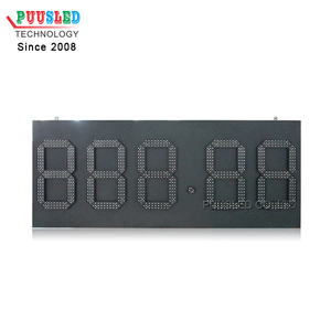 Personalizzato 7 segmento LED Display a Gas per stazioni di servizio Wireless telecomando uso esterno con 1 anno di garanzia