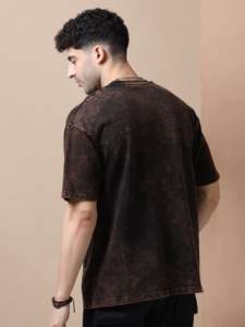 100% コットンカスタムヴィンテージ洗濯Tシャツユニセックス220-240gsmハイストリートファッションカスタムロゴパキスタン製在庫あり - Product Image 2