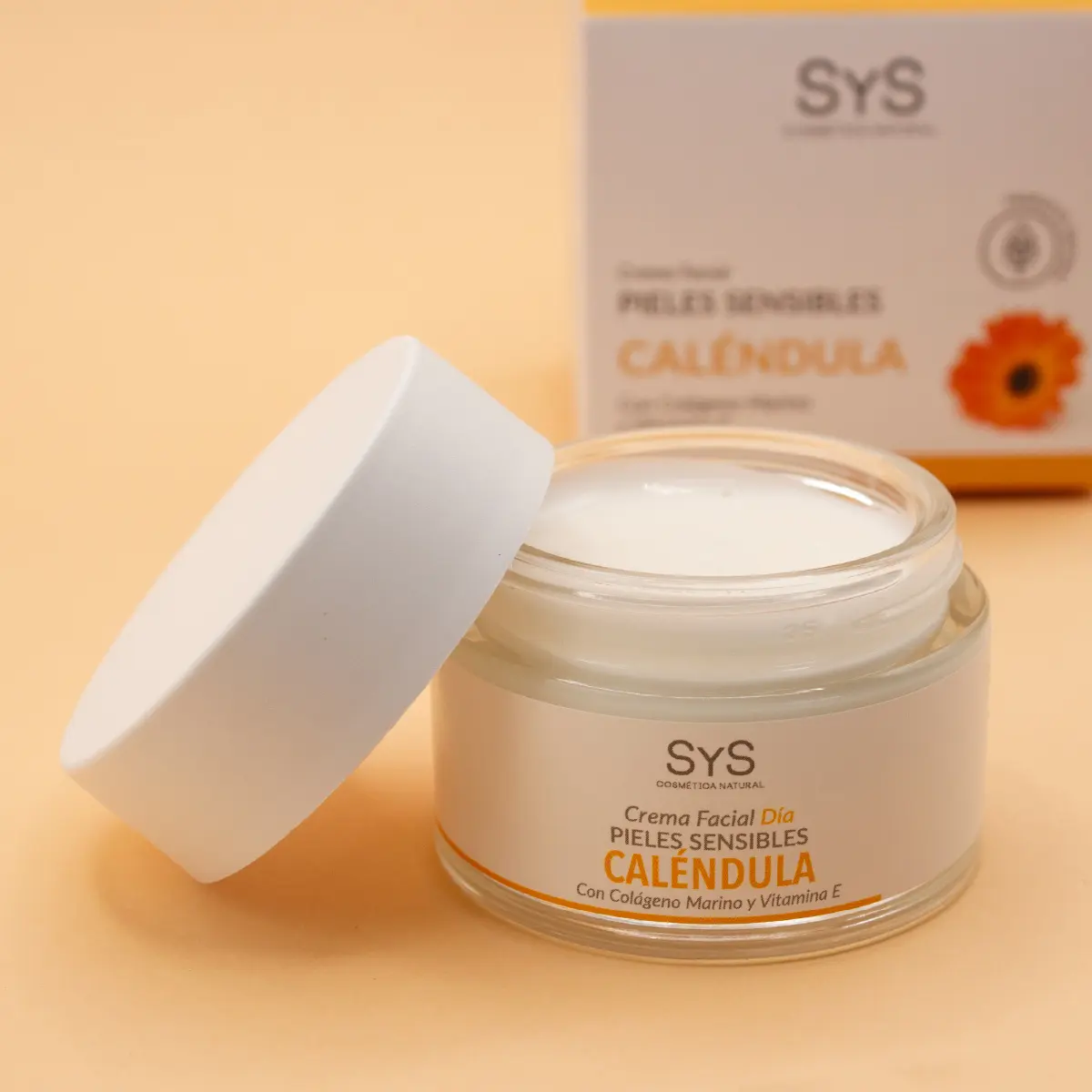 Calindula — crème pour le visage 50 ml, soin de la peau sensible, stimule la pousse, hydrate, Anti-vieillissement, vitamine E, produit cosmétique naturel
