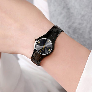 Fenyi all'ingrosso all'ingrosso Design unico moda Casual Business Pointer classico degli uomini delle donne dei ragazzi delle ragazze rotondo semplice coppia orologio - Product Image 6