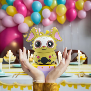 Personalización creativa de goma suave lindo Altavoz Bluetooth de dibujos animados de pequeño dragón verde con función FM tarjeta TF impermeable - Product Image 4