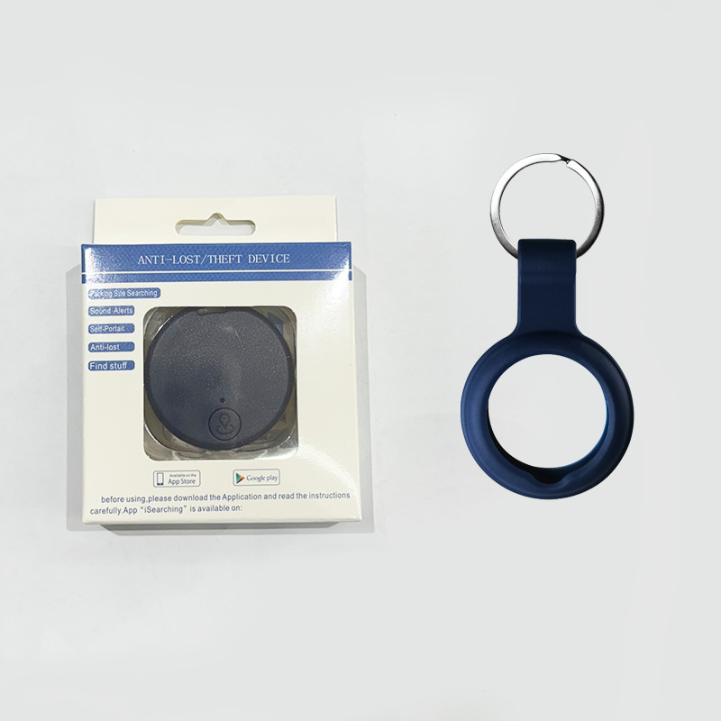 Azul oscuro con bolsa tipo caja Funda de silicona