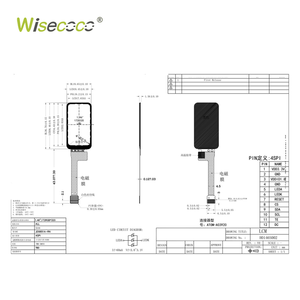Wisecoco stabile Lieferung ab Werk 1,46 Zoll Ips Tft Lcd Unterstützung für individuelle Bildschirmgrößen berührungsfunktion 172*320 Lcd-Panel-Display - Product Image 6