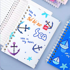 Cuaderno encuadernado en espiral de dibujos animados con tapa dura A5 personalizado libro de impresión elegante cuaderno creativo de dibujos animados - Product Image 4
