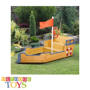 Hộp Cát Bằng Gỗ Cho Trẻ Em | Sân Chơi Thuyền Cát Đồ Chơi Ngoài Trời Đồ Chơi Mùa Hè | Sẵn Sàng Giao Hàng Từ Tây Ban Nha - Product Image 4