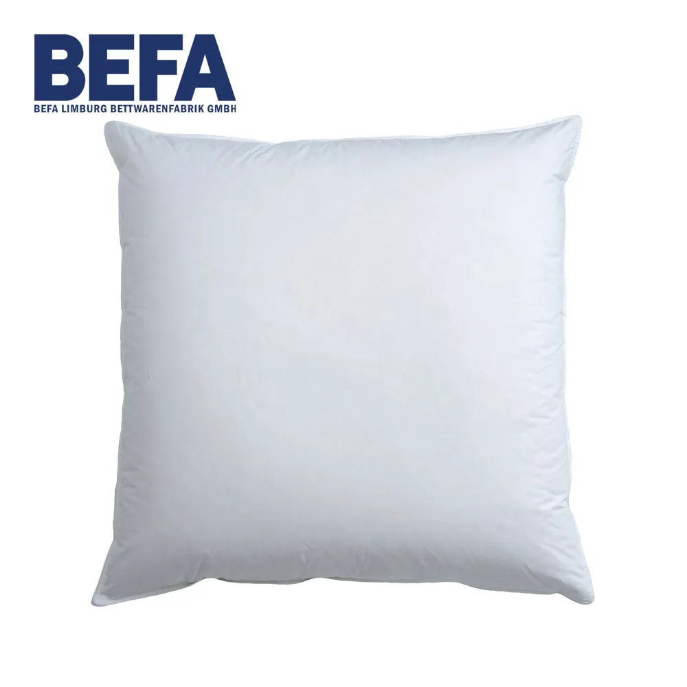 Premium Comfortable White Extra Strong Feather Pillow 100% Feather 60x80 and 100% Cotton Made in Germany