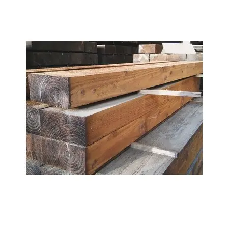 Quality Railway Wooden Sleepers Used For Railroad