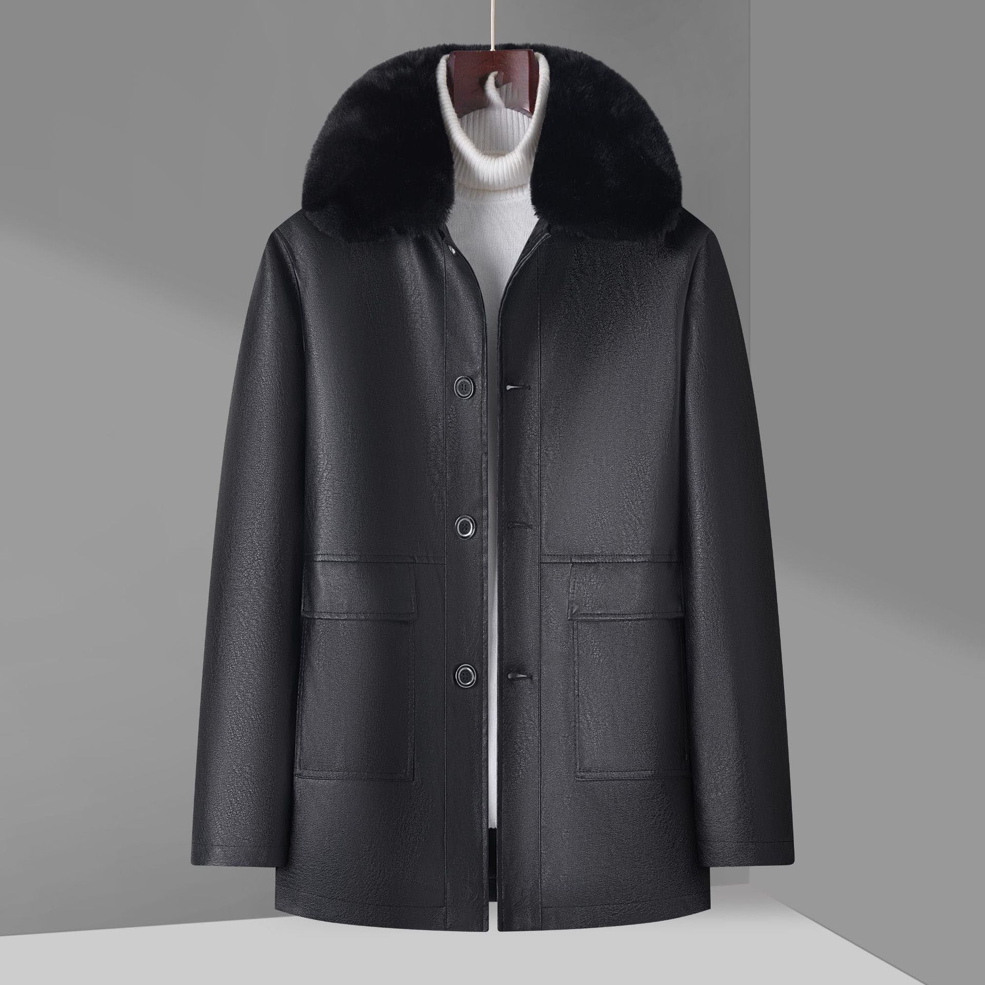 Quatre boutons nouveau noir