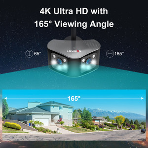 LS VISION-sistema de seguridad cctv ptz ip, doble lente, 165 grados, vista panorámica de 6 MP, con tarjeta sim, cámara de red WIFI - Product Image 2