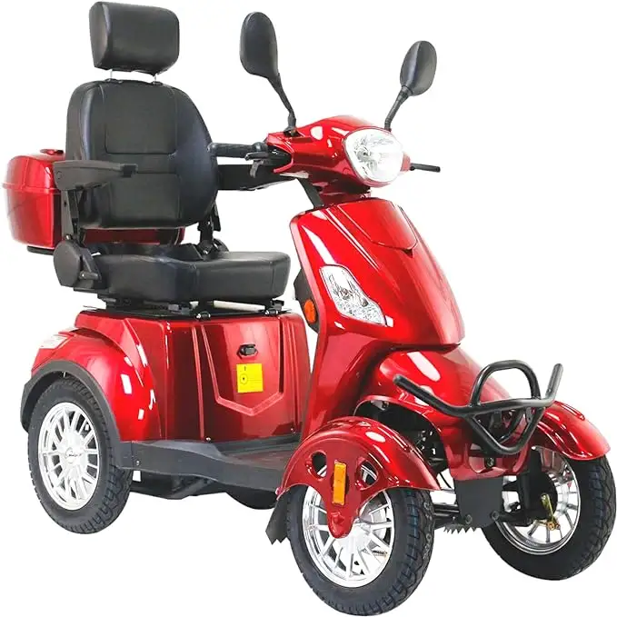 Nuevos scooters de movilidad de Venta caliente para personas mayores y adultos Capacidad de 500lbs-800W Silla de ruedas eléctrica todo terreno