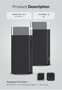 Router Wireless intelligente a doppia banda sbloccato 4g 5g Lte Router Modem AX3000 Router - Product Image 6