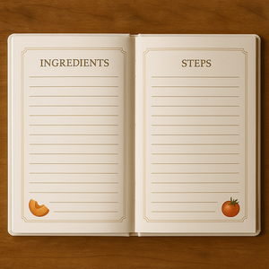 Laxon thu hoạch Nồi công thức Tạp Chí Rau minh họa in bìa cứng cho nấu ăn gia đình và lập kế hoạch bữa ăn theo mùa - Product Image 3