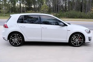 2017 V o l k s w a g e n GTI spor performans paketi en çok satan Clark ekose iç 2.0L turboşarjlı I4 6-Speed otomatik