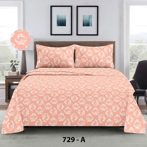 King Size Soft <strong>Bedding</strong> Set - Premium Digital Printed Cotton Sheets for Bedroom and Home Decor Experience the Perfect Combination - Product Image 4