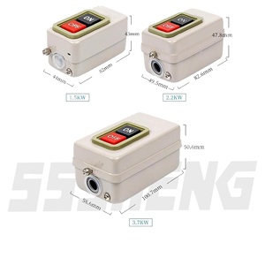 Senheng สวิตช์ปุ่มกด VKI-211 VKI-216 VKI-230สวิตช์ปุ่มกดที่ล็อคได้ IP40 6A 1.5KW สวิตช์กล่องปุ่ม