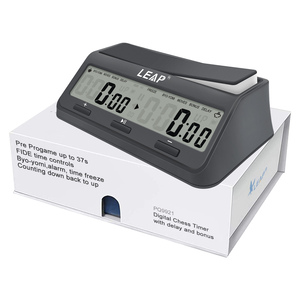 <strong>LEAP</strong> Digital Chess Clock Professional for Board Games Bonus and Delay - Product Image 1