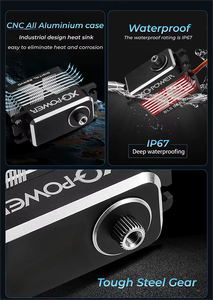 Advanced Digital Servo 50kg Corel ess Motor 360-Grad-Servo mit kontinuierlicher Rotation für RC-Modelle Robot Clawer Drone-Zubehör