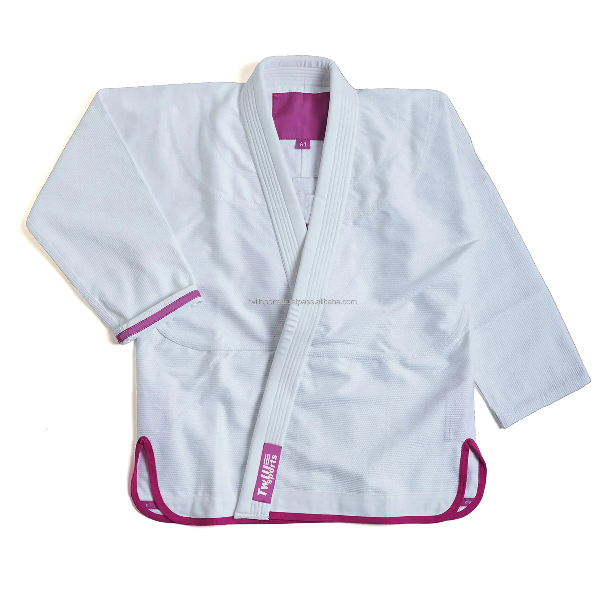Tafon 450 gsm Oberteile 240 gsm Hosen Judo Gi Kampfsportuniform Bleichkimono Einzelaufsatz aus Pakistan
