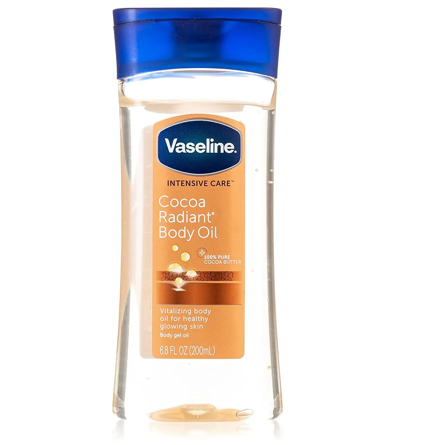 Vaseline-aceite de Gel corporal brillante, 200 ml