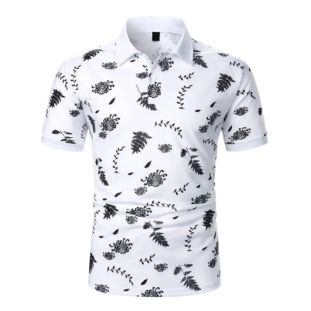 100% Organic Cotton Men's Custom Polo Shirts With Custom Logo Summer Soft T-Shirt High Quality Breathable Oversize Polo shirts