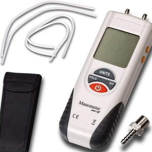HTI HT-1895 Handheld <strong>Digital</strong> <strong>Differential</strong> <strong>Pressure</strong> <strong>Gauge</strong> 30.00psi LCD Backlight Portable Manometer