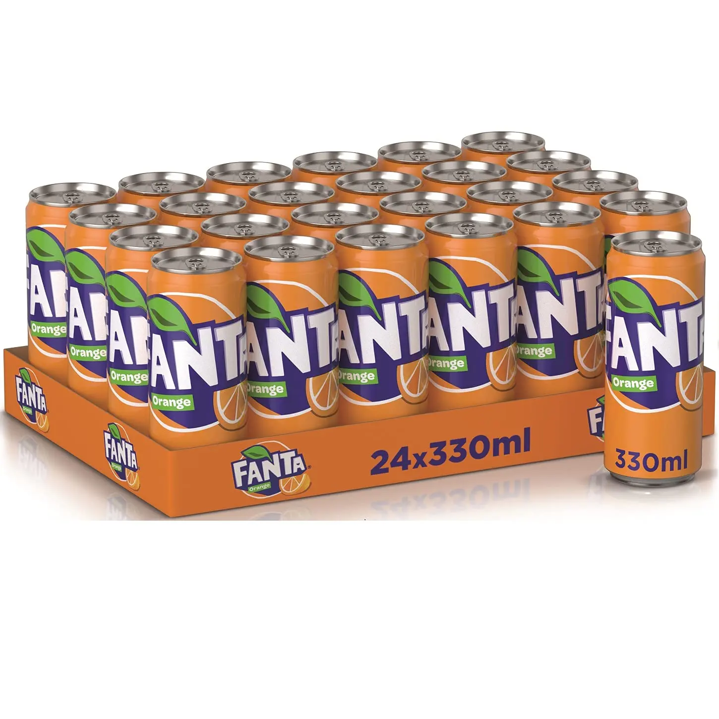 Großhandel Fanta Softdrinks Dose 330 ml × 24 kohlensäurehaltige Getränke orange Trauben Fruchtgeschmack Soda Fanta