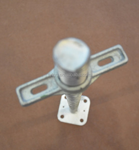 Andamio galvanizado con tornillo sólido hueco ajustable y diseño moderno para la construcción de edificios Gato de base ajustable - Product Image 2