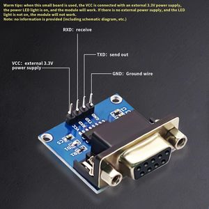 RS232 zu TTL Konverter modul MAX3232 3,3 V zu 5V RS232 zu USB Serial Board zu TTL Anschluss für Mikro controller