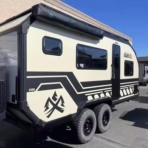 批发价舒适定制轻型野营房车微型家用拖车 - Product Image 1