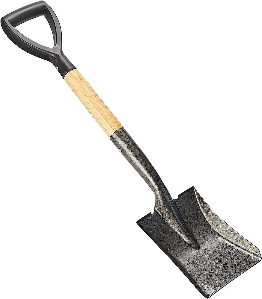 best Quality Heavy hand feeling handle digging tool garden hand shovel trowel for fruit trees thick with wooden handle