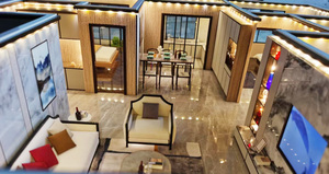 Modelo de escena interior 3D de arquitectura en miniatura moderna personalizada modelo de escala de edificio moderno de plástico - Product Image 5