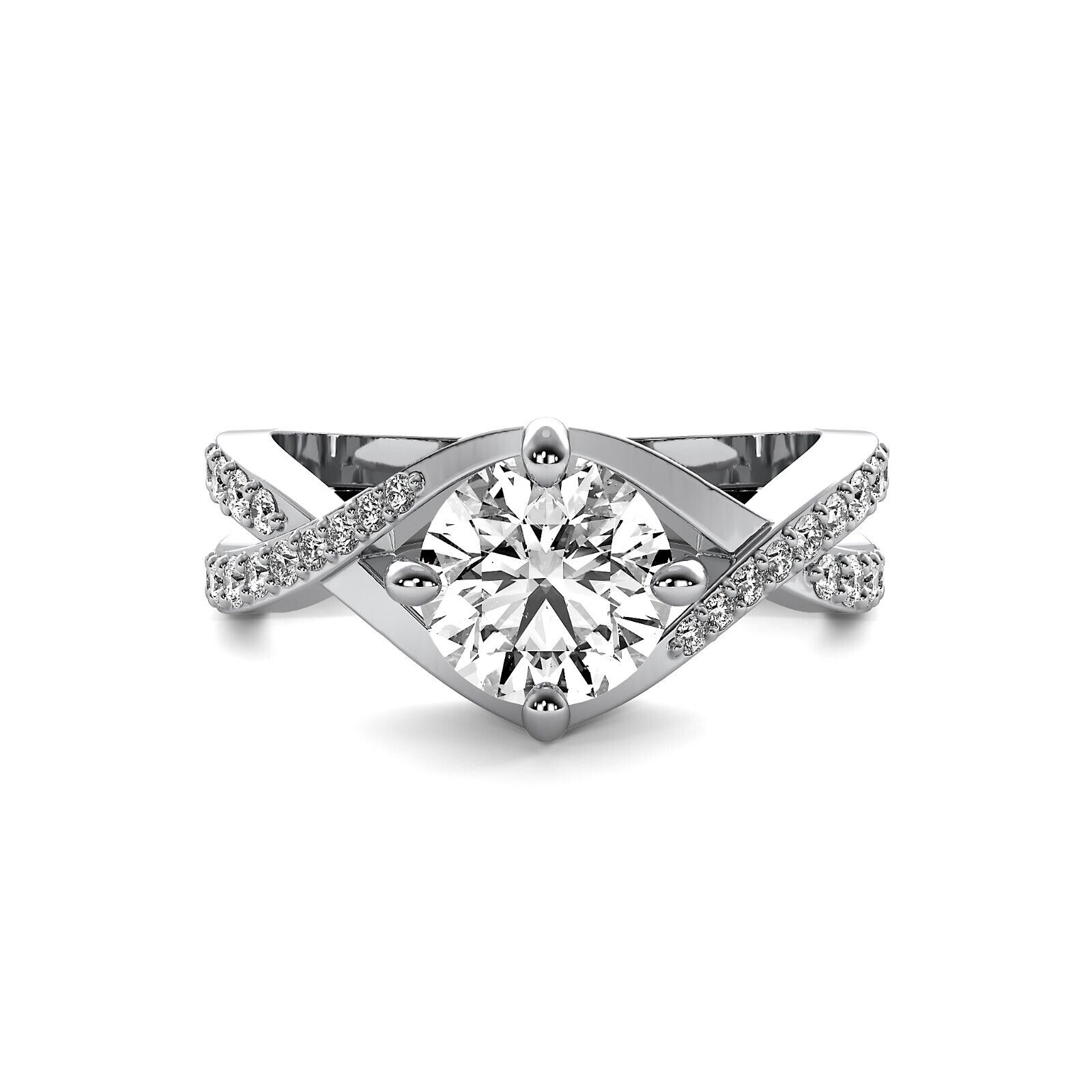 Or blanc 14K