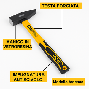 Dễ dàng-to-xử lý 100 gram Đức búa với Non-Slip sợi thủy tinh xử lý - Product Image 5