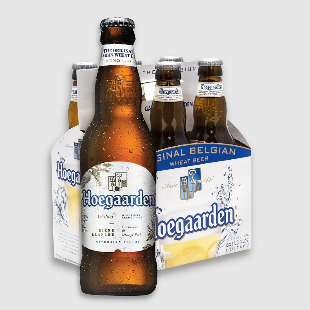 4.9% Alcohol Hoegaarden White Beer Wholesale Supplier