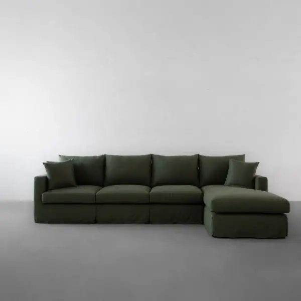 Meubles de canapé sectionnels avec coussins de canapé en bois de teck couleur unie noire pour meubles de salon et four d'hôtel