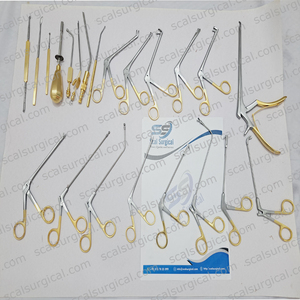 Bộ dụng cụ phẫu thuật xoang nội soi chức năng Ent Fess Bộ dụng cụ phẫu thuật loại bỏ Polyp mũi - Product Image 1