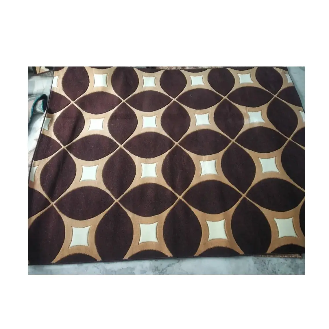 Tappeti per tappeti impermeabili con Design personalizzato più venduti con tappeti ricamati dall'india
