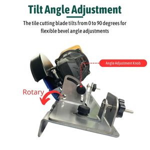 Tile <strong>Cutter</strong> - Adjustable Chamfering Tool for Angle Grinder, GL-<strong>125</strong> for Tiles up to 22mm, Easy Angle &amp; Thickness Adjustment - Product Image 6