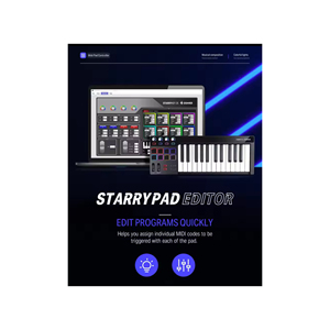 Оптовая продажа Donner StarryKey 25 Midi контроллер клавиатуры 25 клавиш Usb цифровая аудио Музыка студия пианино 25 клавиш для музыкальных инструментов - Product Image 3