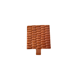 现代装饰木托盘不规则形状盘碟日常使用库存植物图案盘碟 - Product Image 1