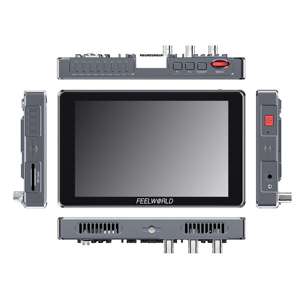 FEELWORLD S7 7 pulgadas 12G SDI Monitor de cámara de video 1600nit Pantalla táctil de alto brillo Monitor externo portátil - Product Image 5