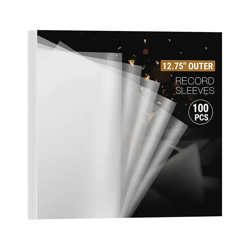 Verkaufsschlager Plastik-LP-Vinyl Einweg-Kunststofftüten & 7-Zoll PE/PP-CD-Hüllen bedruckte Kunststoffmuster 7 Zoll, 12 Zoll JS