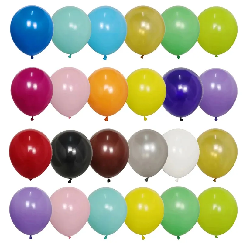 Balões de látex fosco para decoração de festas de aniversário, balões redondos de 12 polegadas, balões infantis de hélio para ar, excelente atacado, globos