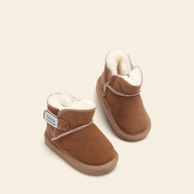 Productos de tendencia 2023, recién llegados, zapatos de bebé Unisex, zapatos cómodos de invierno para bebés recién nacidos, botines cálidos de suela blanda para bebés